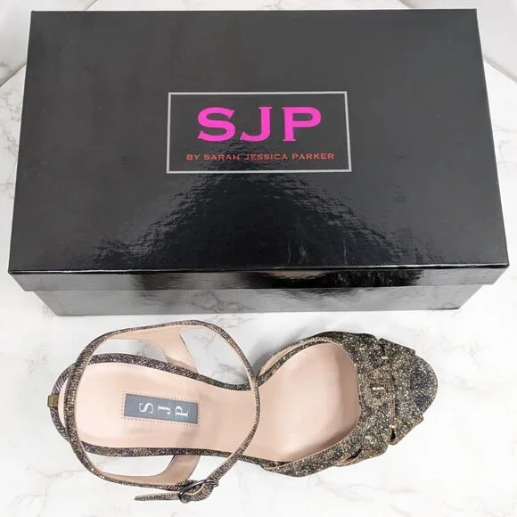 SJP by Sarah Jessica Parker Women's Carson Sandal 12 M US 42 EU Italy NEW IN BOX